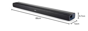 Denon DHT-S218 2.1 Soundbar mit Dolby Atmos, integrierten Subwoofer, Bluetooth® Low Energy (LE) Audio, 4K UHD, und HDMI ARC, Schwarz