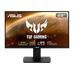 ASUS TUF Gaming VG289Q - 28 Zoll UHD 4K Monitor - 60 Hz, 5ms GtG, FreeSync, HDR 10 - IPS Panel, 16:9, 3840x2160, DisplayPort, HDMI, ergonomisch