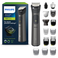 Philips Multigroom Series 7000, All-in-One-Trimmer, 15-in-1 Barttrimmer und Haarschneider für Gesicht, Kopf und Körper - ein Tool mit 26 Längeneinstellungen (0.5-20 mm) (Modell MG7950/15)