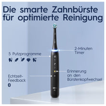 Lade das Bild in den Galerie-Viewer, 🔥 LAST MINUTE  DEAL 🔥 Oral-B iO Series 5 Plus Edition Elektrische Zahnbürste/Electric Toothbrush, Doppelpack PLUS 2 Aufsteckbürsten + Magnet-Etui, 5 Putzmodi, Designed by Braun, Matt Black/Quite White
