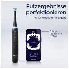 Lade das Bild in den Galerie-Viewer, 🔥 LAST MINUTE  DEAL 🔥 Oral-B iO Series 5 Plus Edition Elektrische Zahnbürste/Electric Toothbrush, Doppelpack PLUS 2 Aufsteckbürsten + Magnet-Etui, 5 Putzmodi, Designed by Braun, Matt Black/Quite White
