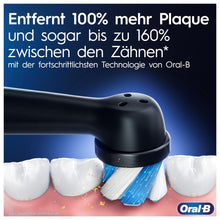 Lade das Bild in den Galerie-Viewer, 🔥 LAST MINUTE  DEAL 🔥 Oral-B iO Series 5 Plus Edition Elektrische Zahnbürste/Electric Toothbrush, Doppelpack PLUS 2 Aufsteckbürsten + Magnet-Etui, 5 Putzmodi, Designed by Braun, Matt Black/Quite White
