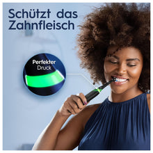 Lade das Bild in den Galerie-Viewer, 🔥 LAST MINUTE  DEAL 🔥 Oral-B iO Series 5 Plus Edition Elektrische Zahnbürste/Electric Toothbrush, Doppelpack PLUS 2 Aufsteckbürsten + Magnet-Etui, 5 Putzmodi, Designed by Braun, Matt Black/Quite White
