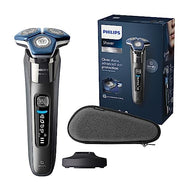 Philips Shaver Series 7000 – Elektrischer Nass- und Trockenrasierer für Herren mit aufklappbarem Trimmer, Ladestation & Reiseetui (Modell S7887/35)